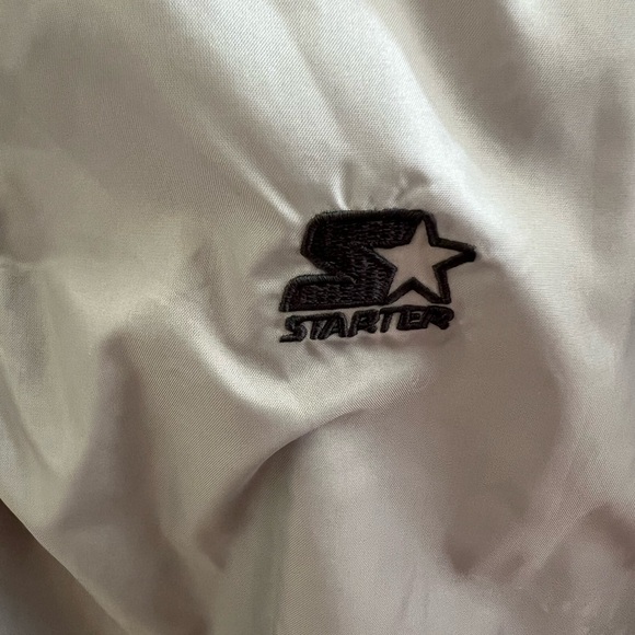 Starter Silver Windbreaker Jacket - Picture 2 of 11